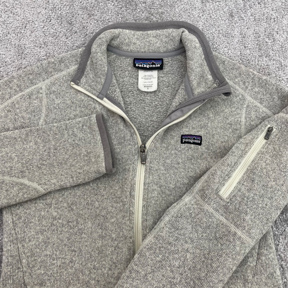 Patagonia Women Small Better Sweater Oatmeal Full Zip Fleece Jacket Granola Girl